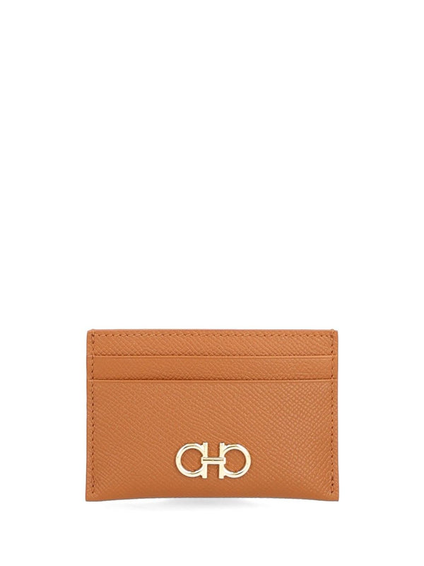 Gancini Credit Card Holder Wallets Brown