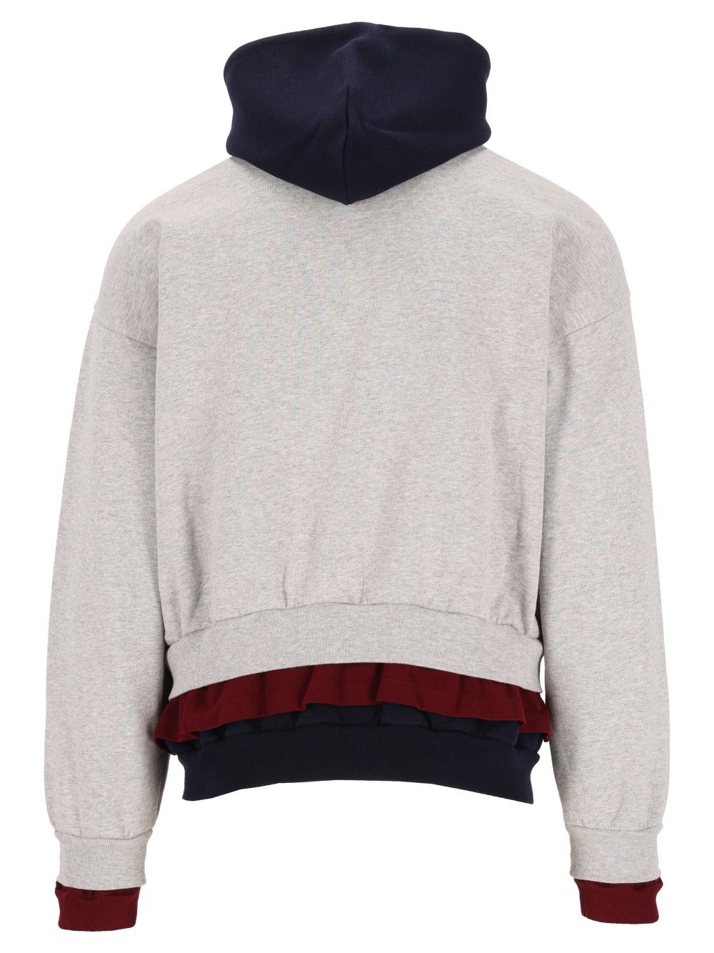 Balenciaga Layered Hoodie Sweatshirts - Grey | cf394ea2b0022d65a022495e85f7703e9a37cc0a