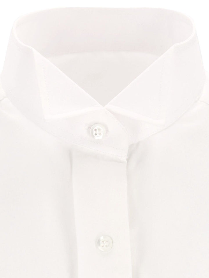 Maison Margiela Cotton Poplin Shirt Shirts - White | 823d45c585558a890ffcf7a0e987d70deb1b2181