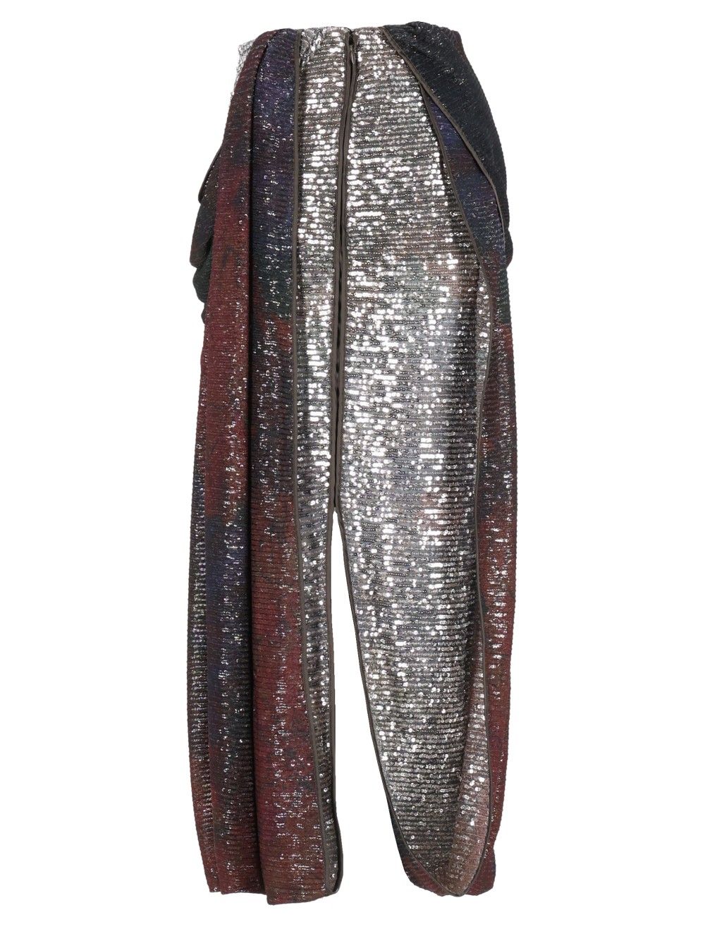 Maison Margiela Sequins Draped Maxi Skirt Skirts - Multicolor | b65088c913a31832aca995b96cd3ad9ea54f1f2a