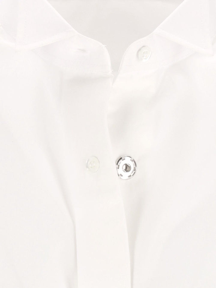 Maison Margiela Cotton Poplin Shirt Shirts - White | 2c4f78d545a1a34b5ce9f7648ab26996aefd6ddf