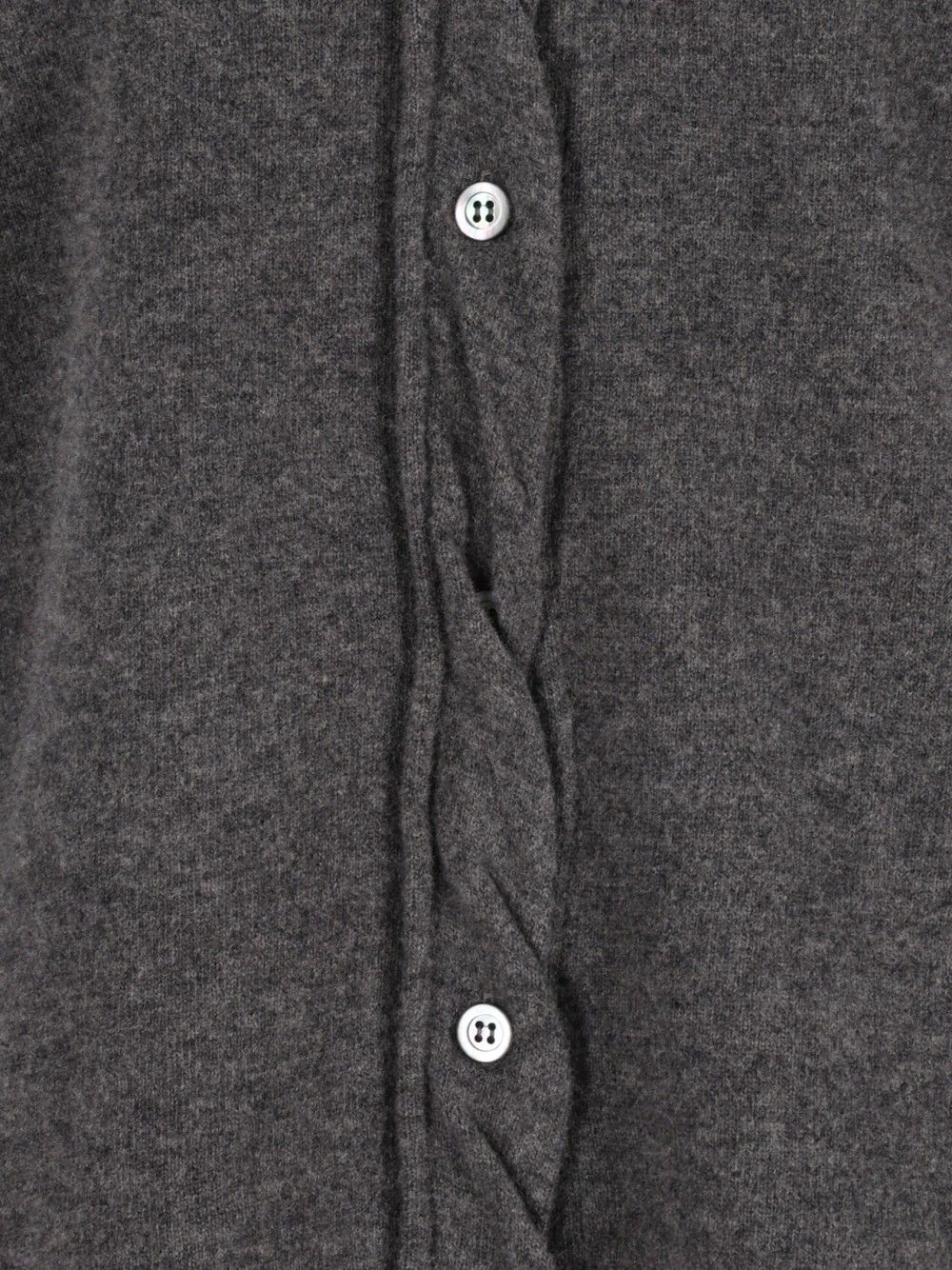 Maison Margiela Polo Shirt With Buttons Knitwear - Grey | 6412344c01c408e99a8e78b65b85cb44be3179fe