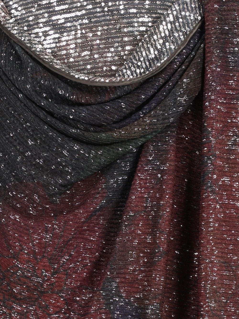 Maison Margiela Sequins Draped Maxi Skirt Skirts - Multicolor | 696147b06e37b2b4208218e216db6cb874673adf