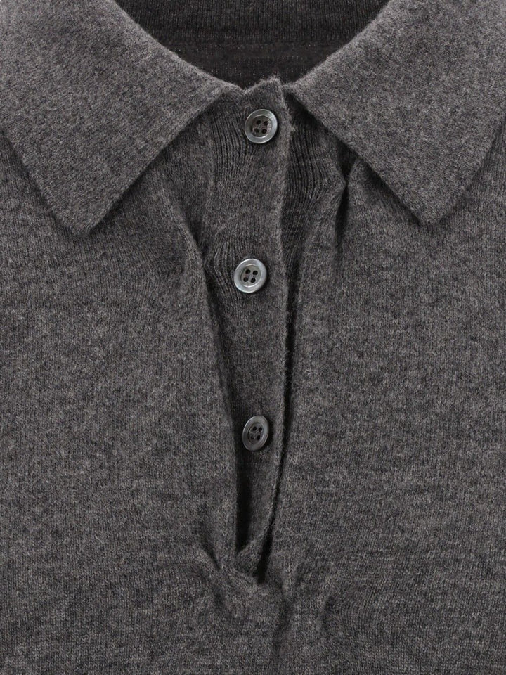 Maison Margiela Polo Sweater Knitwear - Grey | d5f3e3b31422e832ffa459352456ec9e85c8aab5
