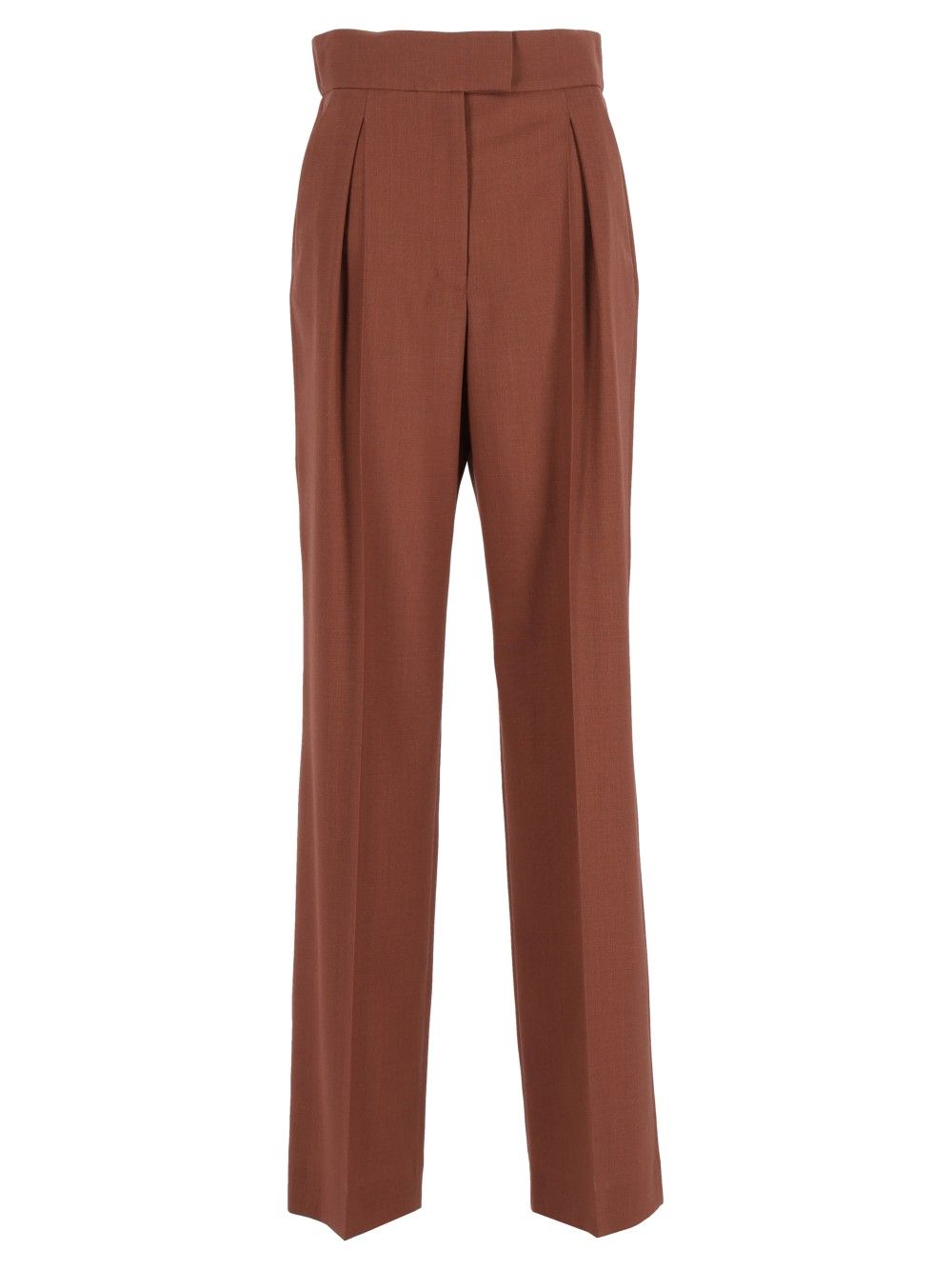 Valentino Garavani In Functional Suiting Trousers - Brown | 8b15b8c130591487f8dee97b0032693d0f14ee30