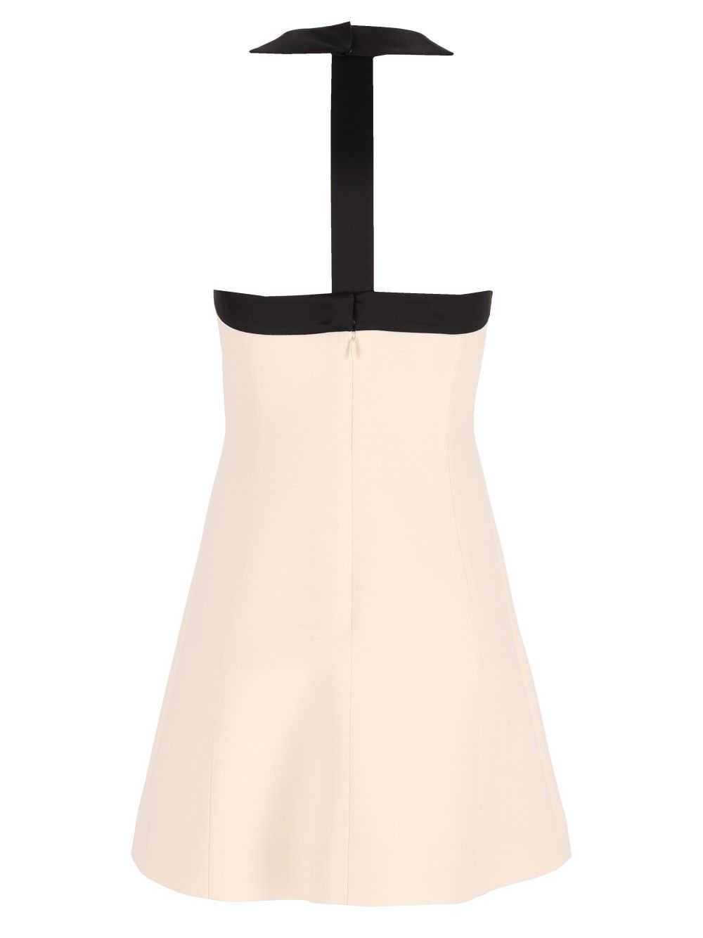 Valentino Garavani Short Crepe Couture Dress Dresses - White | 2f756856f566d00fa9212f66102f9de08fa88d7e