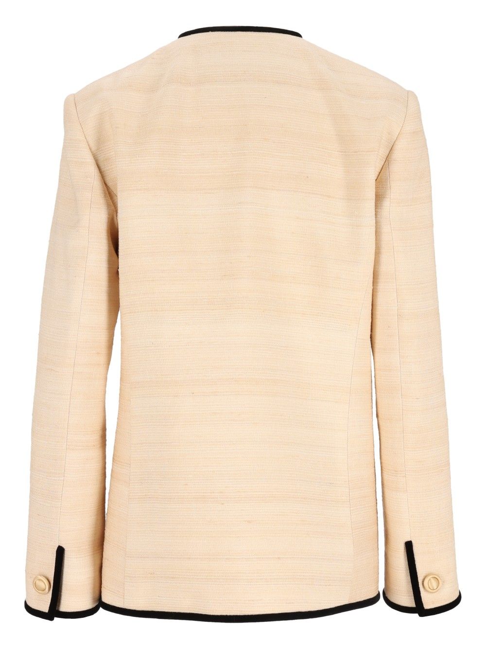 Valentino Garavani Jacket Silk Linen Canvas Jackets - White | 0421528722ca39b9c41fe83854fe2711646e4370