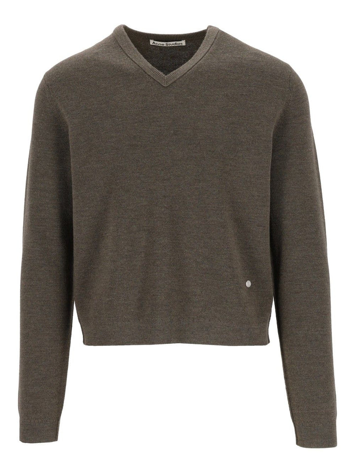 Acne Studios Merino Wool Sweater Knitwear - Grey | efaae3eb384e6cfed1987d34319cd979ed185cd6