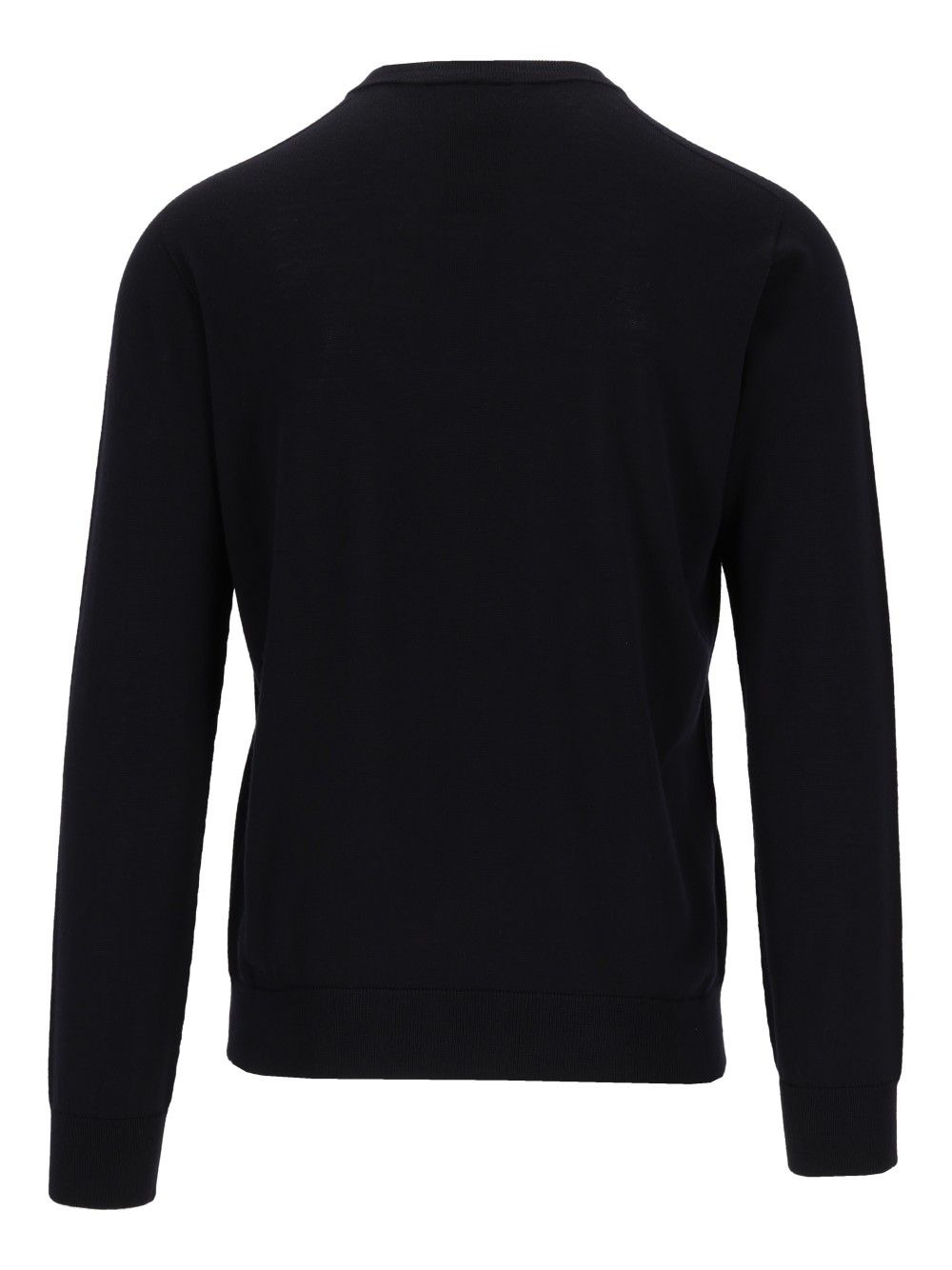 Giorgio Armani Crew Neck Wool Sweater Knitwear - Blue | 954cb1f9e4ee13a612761bcef5436d66bfd4c310