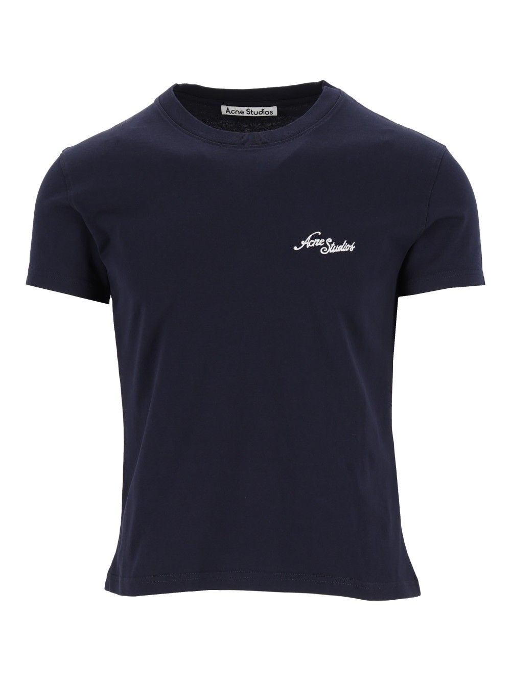 Acne Studios Organic Cotton T-Shirt - Blue | b443c179f32173685379a8b108cfb89fd749a31c