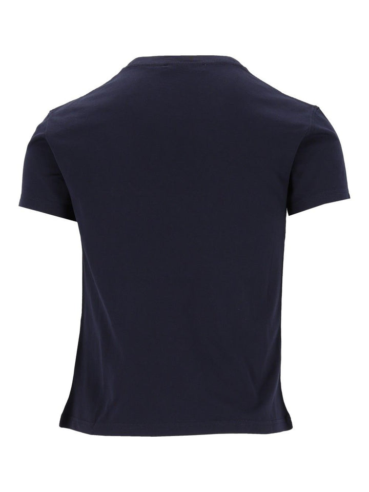 Acne Studios Organic Cotton T-Shirt - Blue | 5c9c368d4ded328ea862aec6b1d733b323bf664a