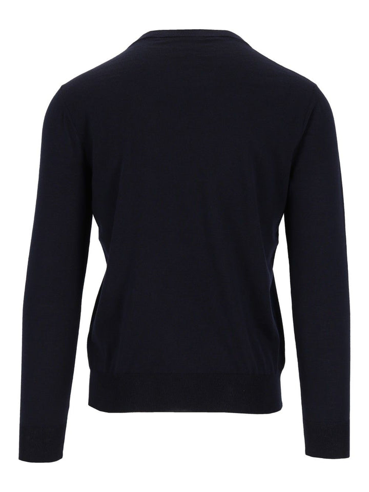 Valentino Garavani Vlogo Signature Sweater Knitwear - Blue | 1793c068f25e1c46316e366d1a405cdc9e80d1e7