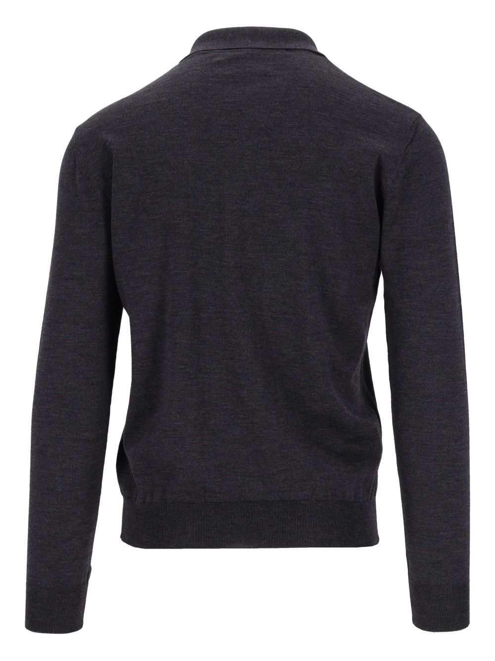 Valentino Garavani Wool Knit Polo Shirt Knitwear - Grey | b05f321c412ad6c071b7857c97f369db20f0d110