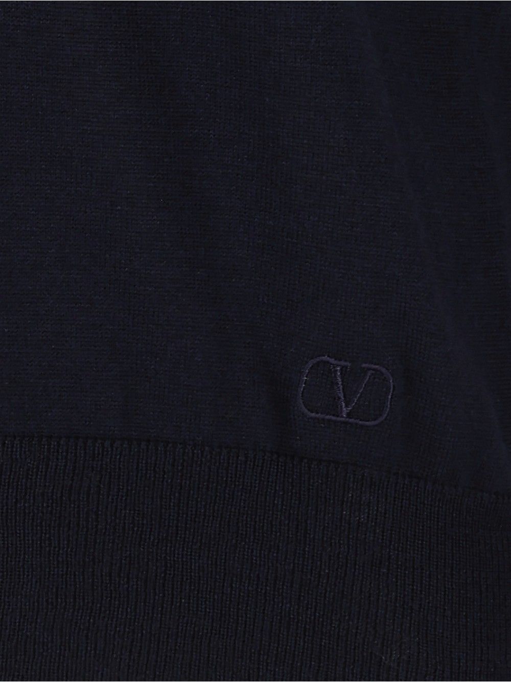 Valentino Garavani Vlogo Signature Sweater Knitwear - Blue | c14b4d90e25d1e5bc92c99d66e9e9b3d98ea693f