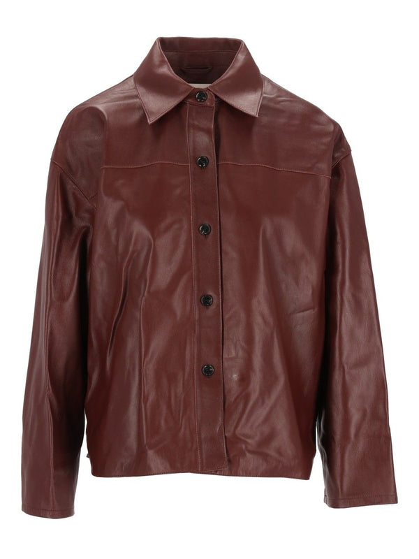 Fenna Lamb Butter Jackets Bordeaux