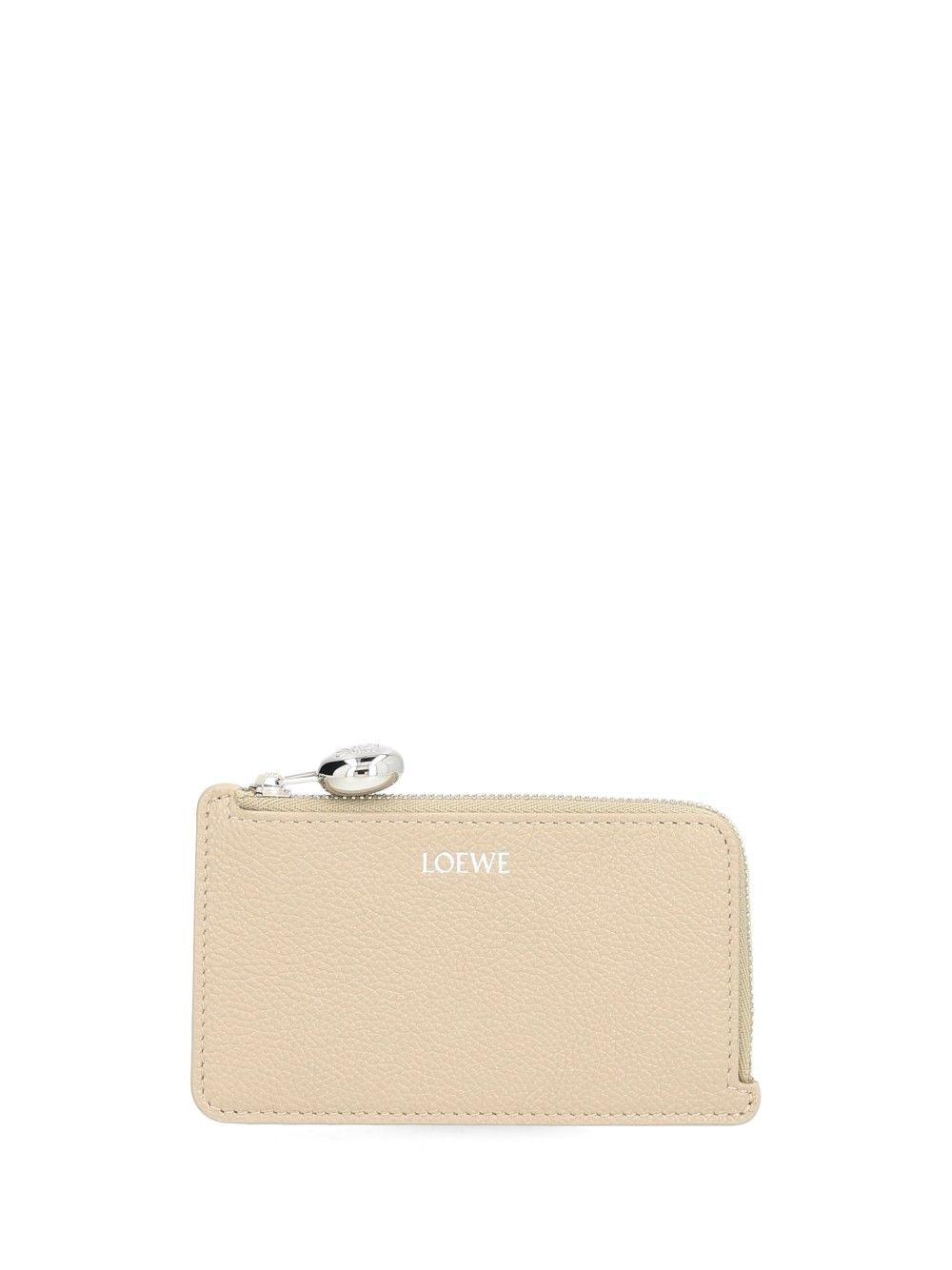 Loewe Pebble Square Card Holder Wallets - Beige | 1d64713e14f1e6f0e13f52959521bb7138f834d6