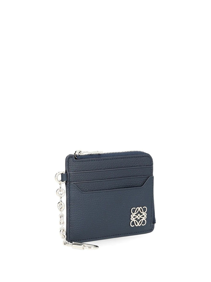 Loewe Anagram Square Card Holder Small leather goods - Blue | 0ff6b13069a31bf8b470140c79ce3ddf26021cdb