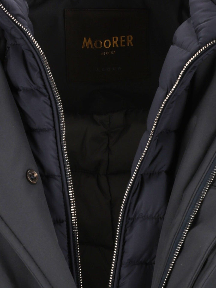 Moorer Reis-Ads Coats - Blue | fb130d8dceb6efdff3ac932787ce6dcec28b11d7