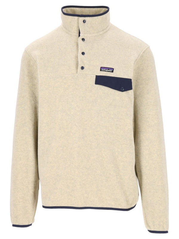 Synch Snap Fleece Sweatshirt Knitwear Grey