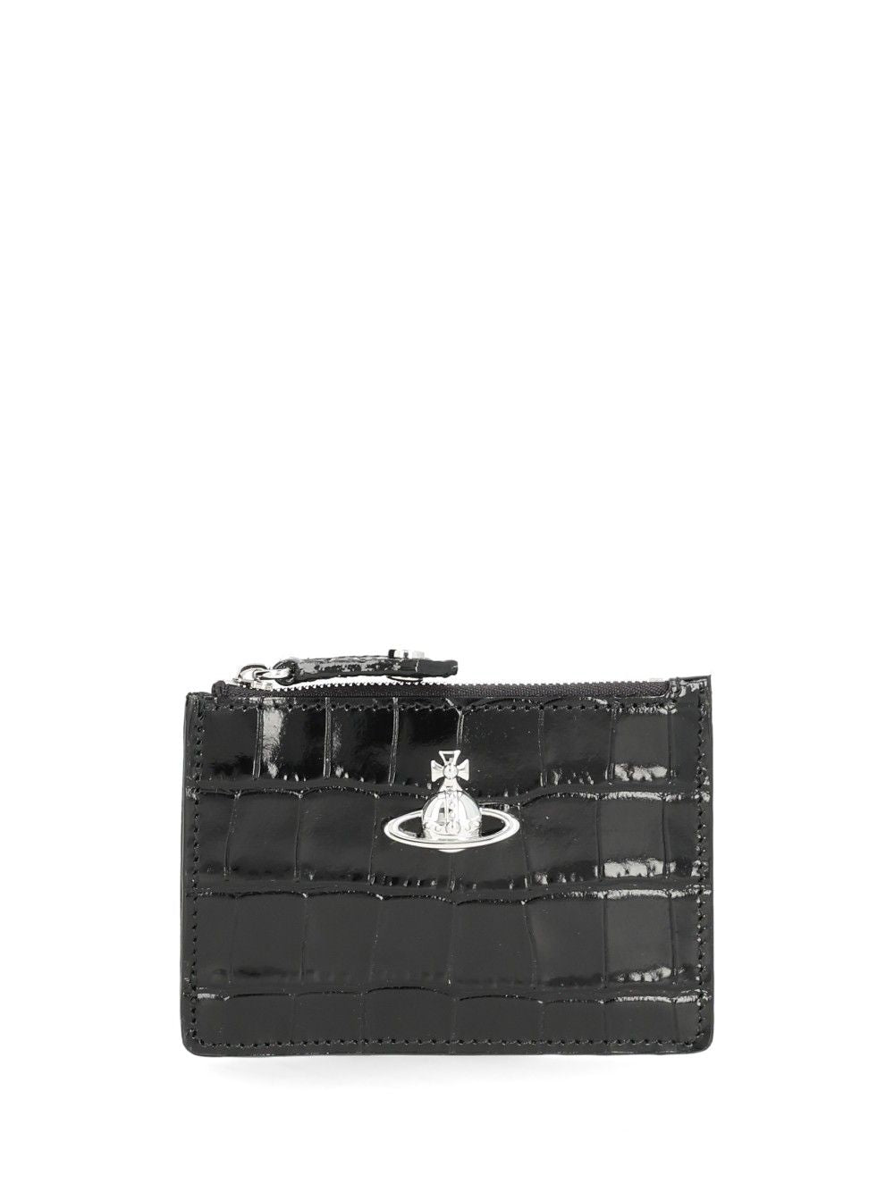 Vivienne Westwood Slim And Long Card Holder Small leather goods - Black | 8ef75196a259bed0d94289ec66e53f3628cc2f04