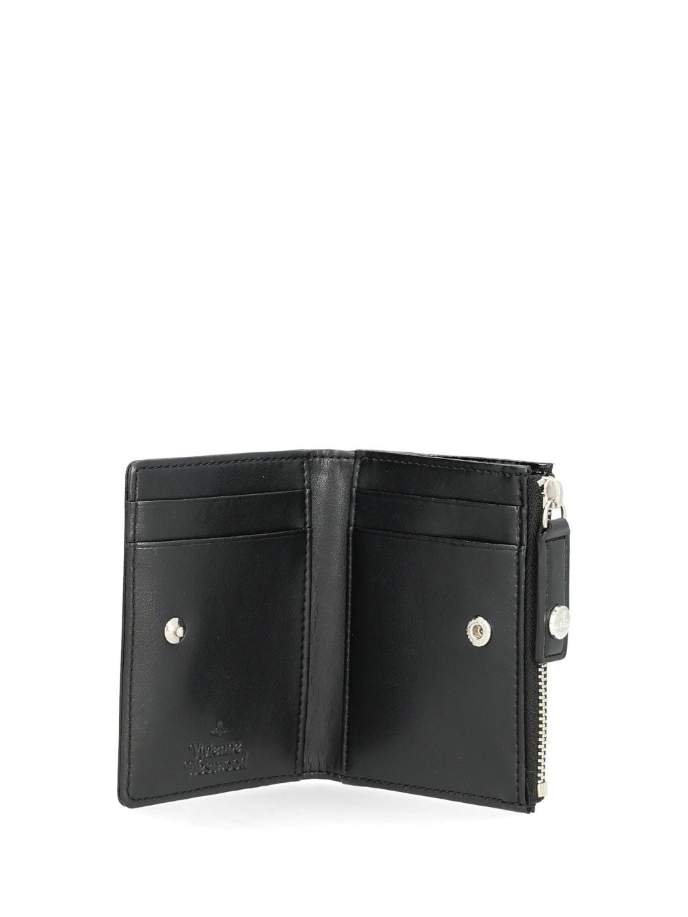 Vivienne Westwood Slim Card Holder With Flap Small leather goods - Black | 9b79c0c3dc7cb85a3b721b67d2059f9c7c54f032