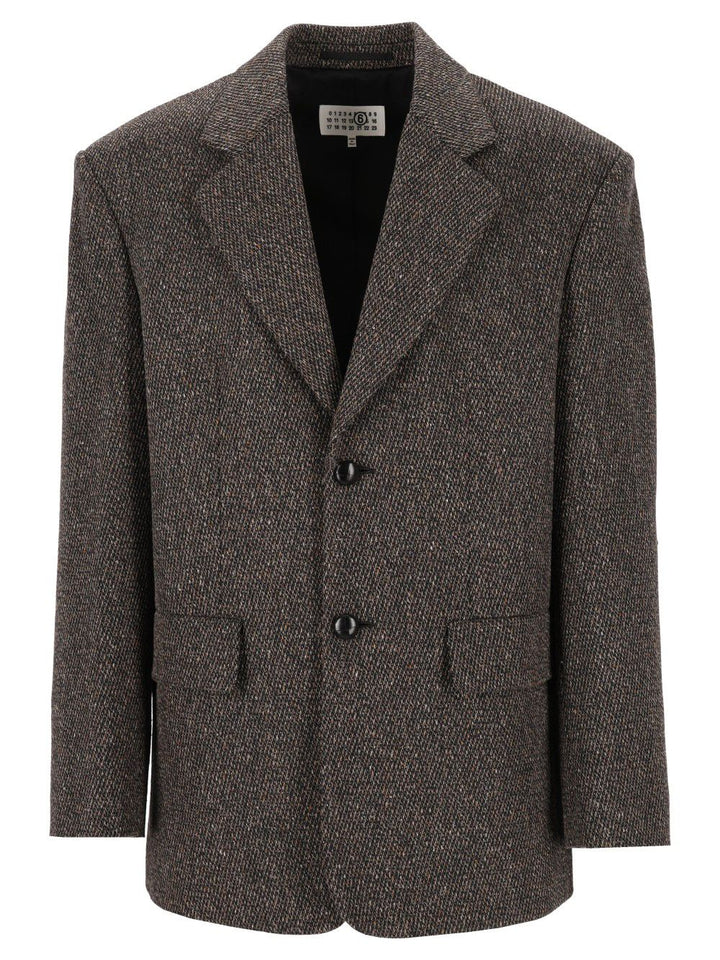 Mm6 Maison Margiela Jacket Jackets - Brown | 845b3063b9c1058bd9f035f80356000bbb0bd452