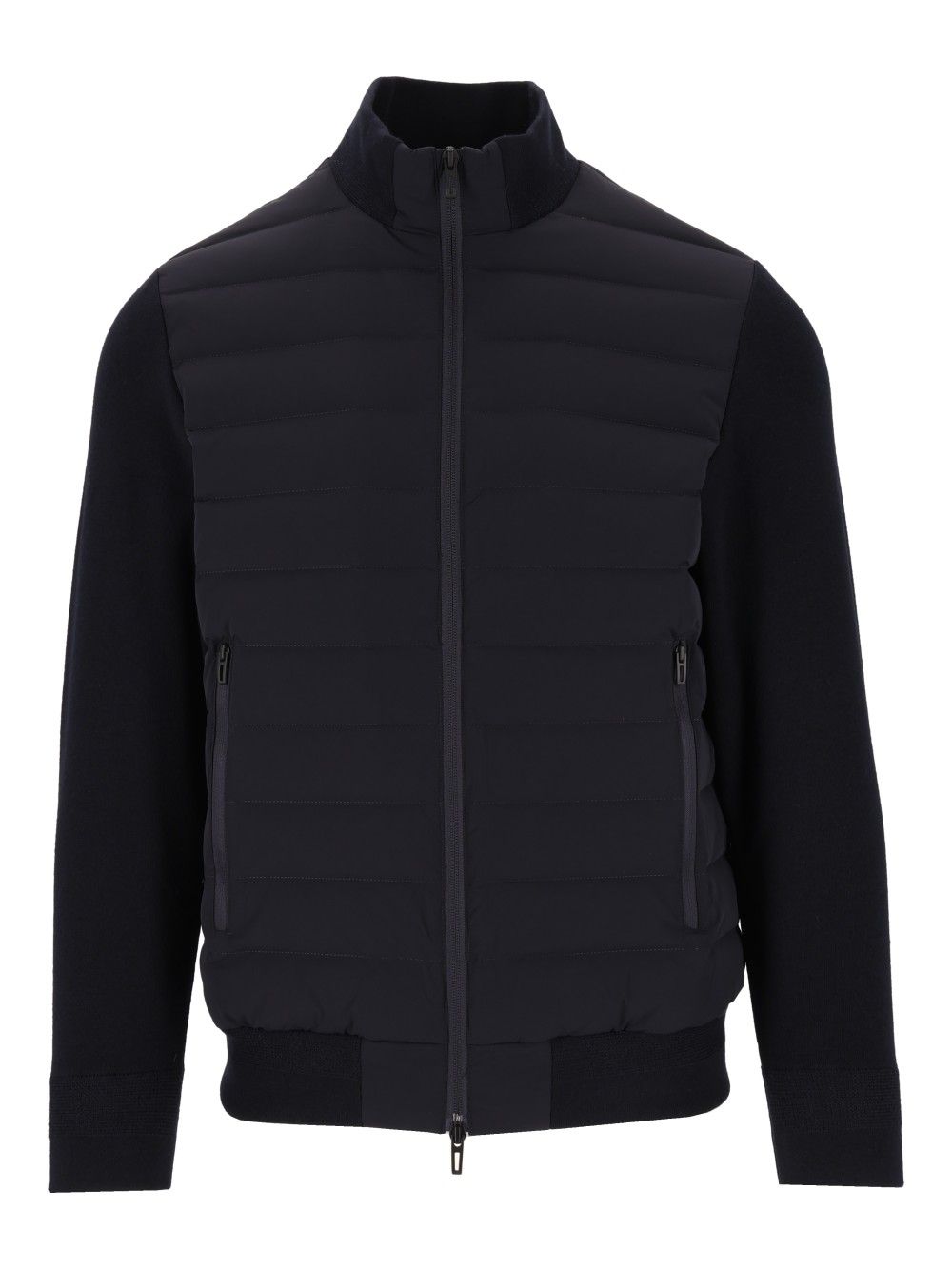 Emporio Armani Down Jacket Coats - Blue | b5a8905b48a0a1e36c1d84e2c3503dd9693f8bb1
