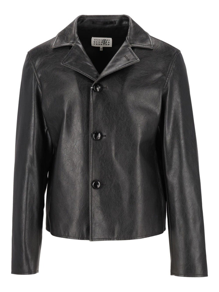 Mm6 Maison Margiela Lightweight Jacket Jackets - Black | 19ac3252d57b9a80777dfa4d8cfa24e2703d7de3