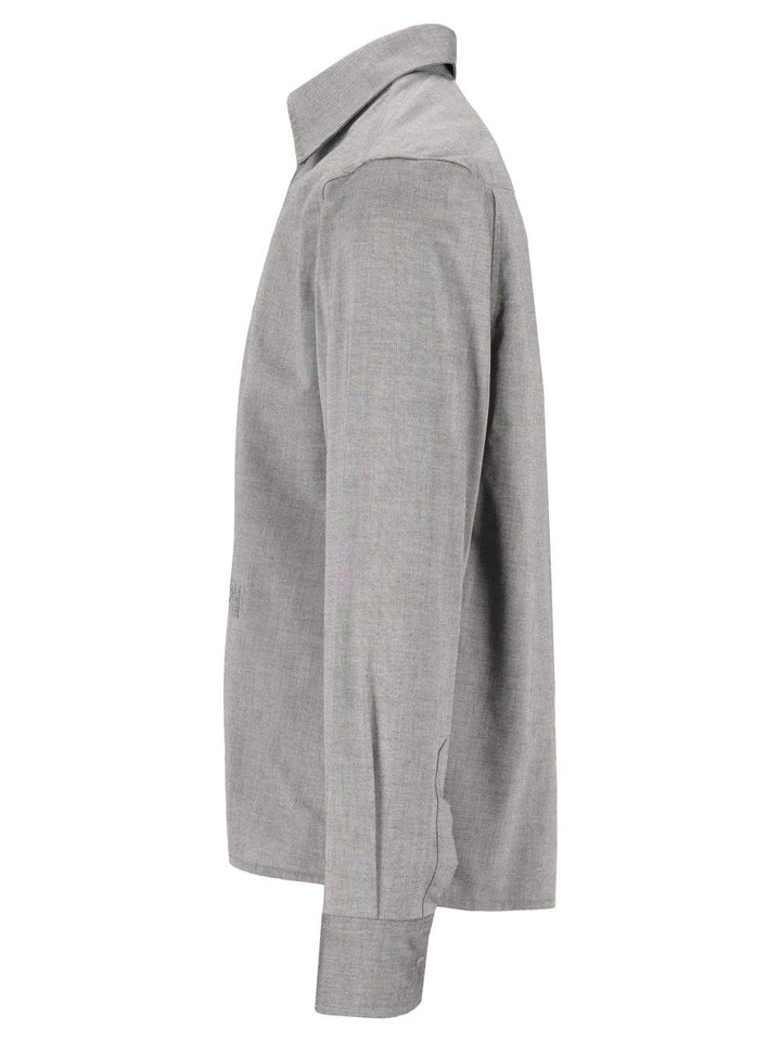 Mm6 Maison Margiela Long-Sleeved Shirt Jackets - Black | 8f41e523f4d0cfc3845770058c7e60d79affb97b
