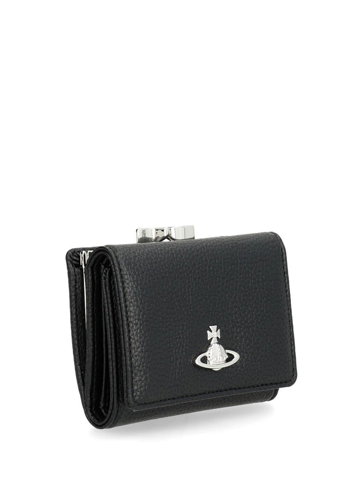 Vivienne Westwood Small Wallet With Frame Wallets - Black | 45ece247e72aff6b815284b0123fc4a3a2957d4c