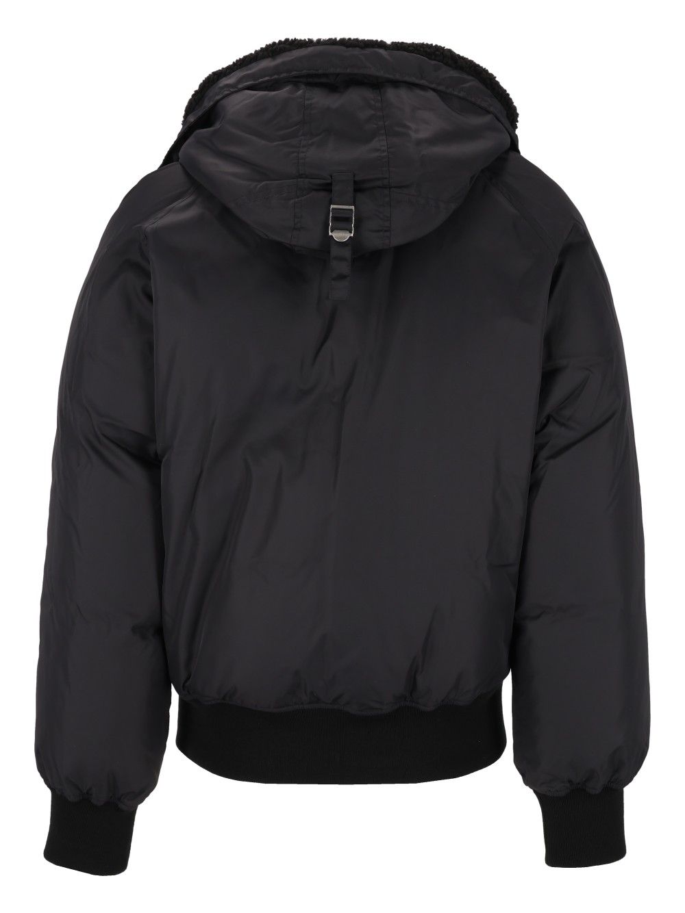 Mm6 Maison Margiela Hooded Bomber Jacket Jackets - Black | 97c2a48bf839ba099f016ab36e182e053d1d3c6e