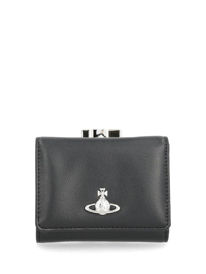Vivienne Westwood Small Wallet With Frame Wallets - Black | c2a89dfa55e006499ffc234a1a804595d26caa4d