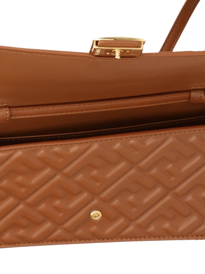 Fendi Baguette Chain Wallet Handbags - Brown | 25c3e140e1ffc1a25f5ead4a787793cd6d759fef