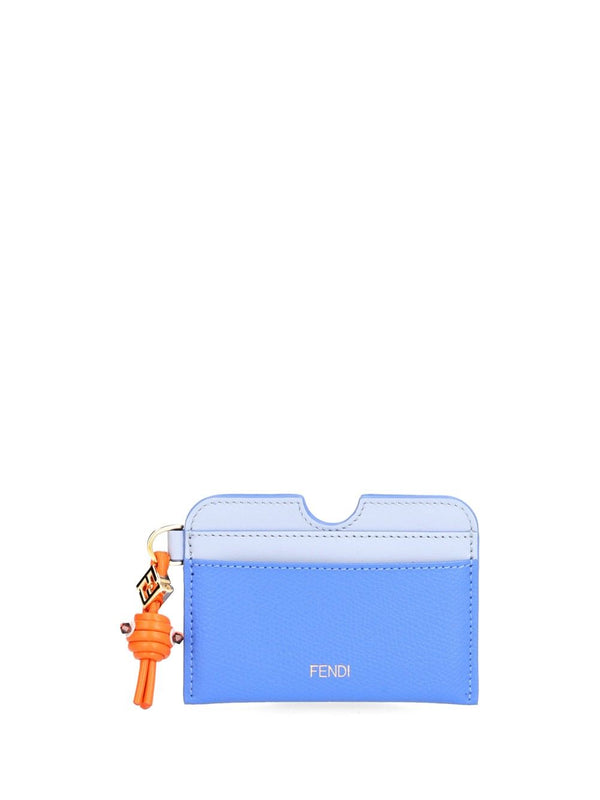 Card Case Ff Diamonds Wallets Light Blue