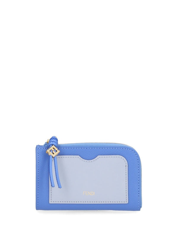 Card Holder Wallets Light Blue