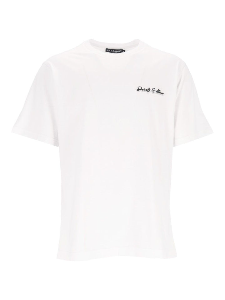 Dolce & Gabbana With Dolce & Gabbana Signature T-Shirt - White | 2beba447457f1f26a41a2d7a67c5469d062301e8