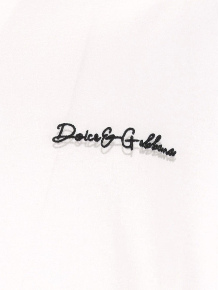 Dolce & Gabbana With Dolce & Gabbana Signature T-Shirt - White | 9deb599dbd299ca8836e0d6cec408516f96caf85