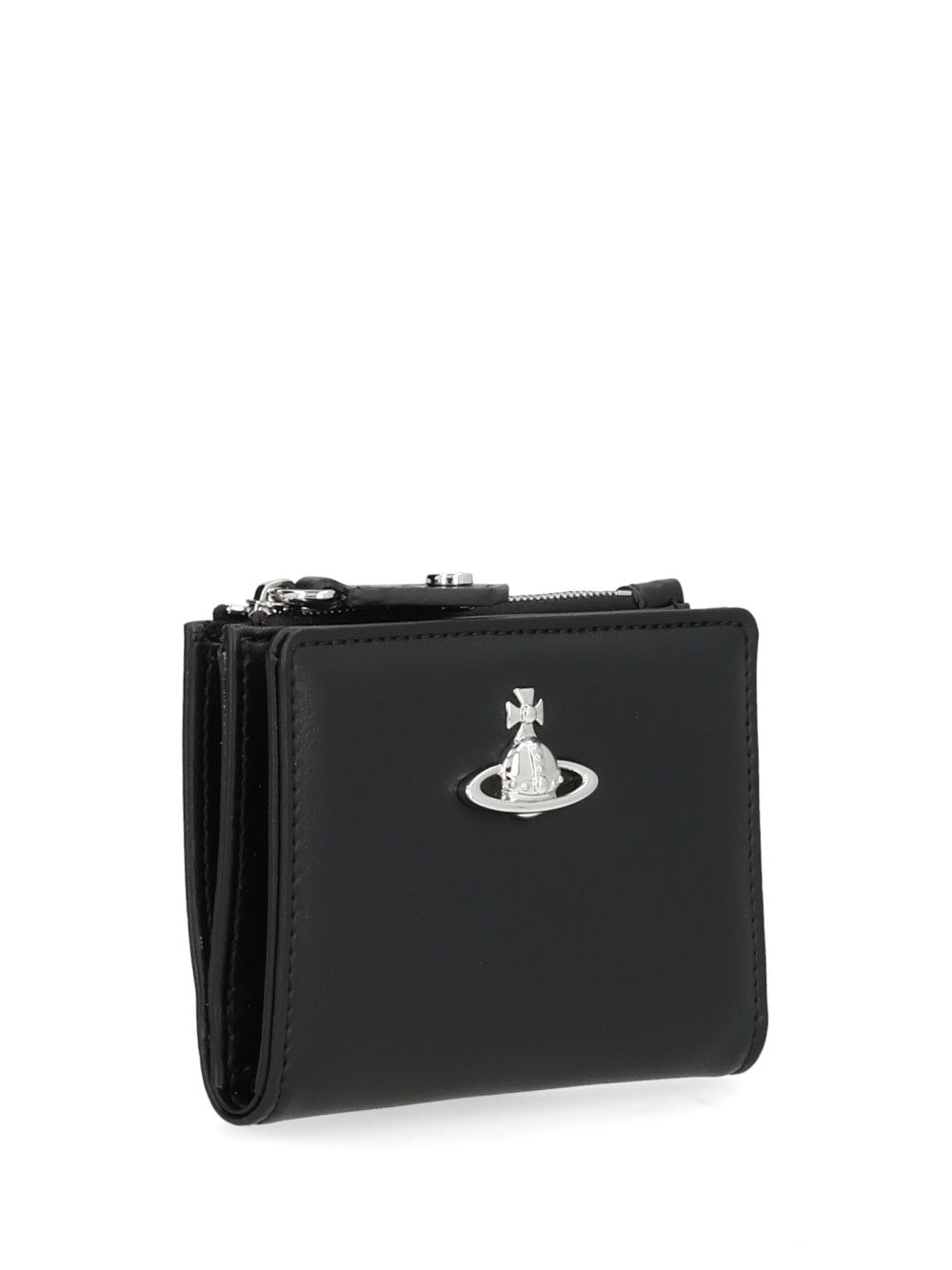 Vivienne Westwood Slim Card Holder With Flap Small leather goods - Black | 39d156f79f3261d8d2075c1d7abe8a8ddf23bc9e