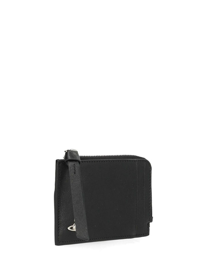 Vivienne Westwood Zip Card Holder Small leather goods - Black | 6fdf6c42675667fb8cd74b63c2295816b51b69c4