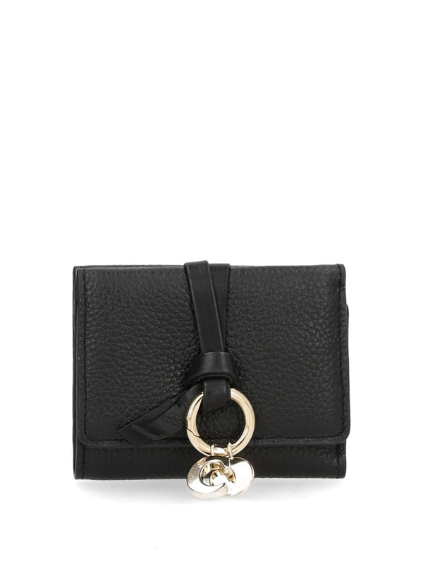 Alphabet Folding Wallet Black