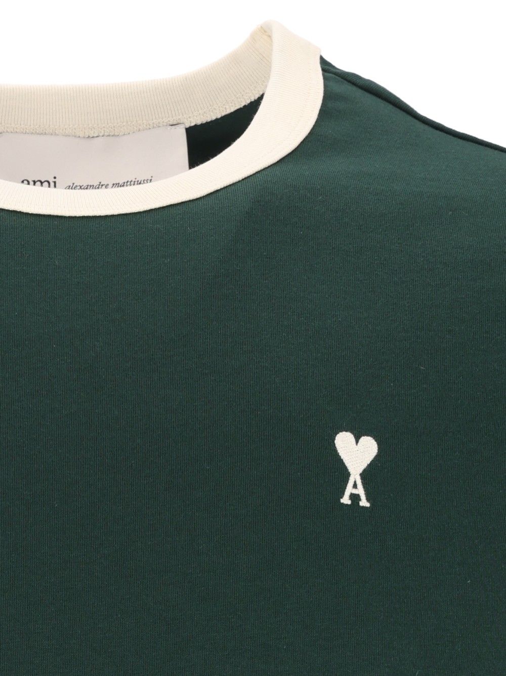 Ami Ami De Cœur T-Shirt - Green | f480783aa08845d615f38dabed214756ad33209e