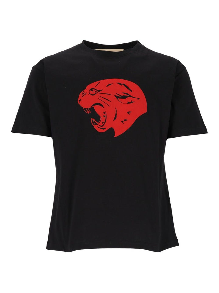 Valentino Garavani Panther T-Shirt - Black | 8fa1ec57bbb455eefd4268236485cc73c6530c42