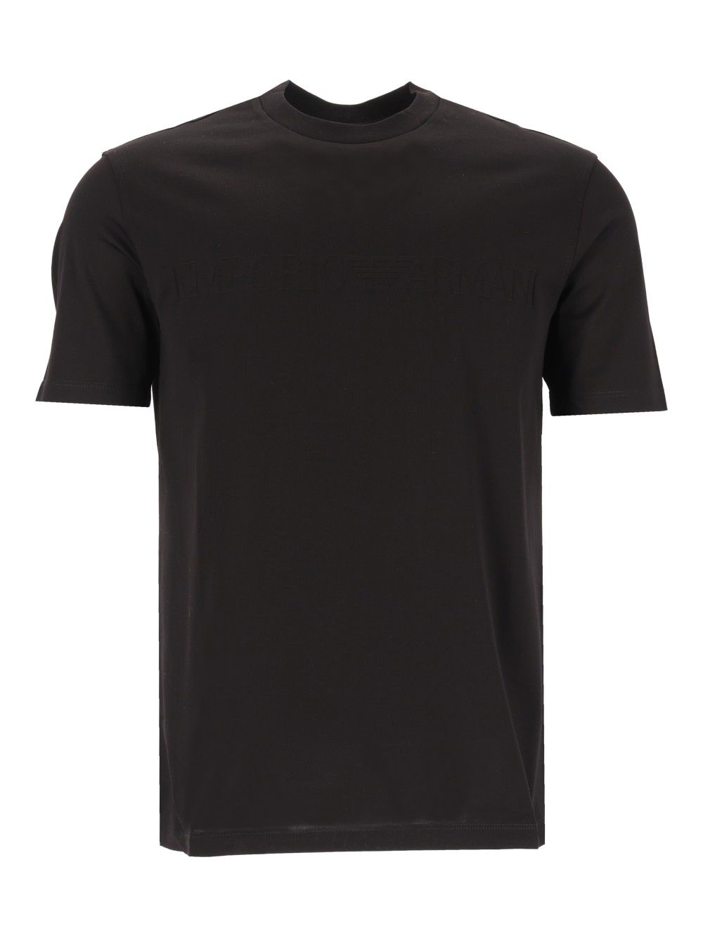 Emporio Armani Cotton T-Shirt - Black | b0f4dbb20102ea4572b9440e1b3689ca98e200a1