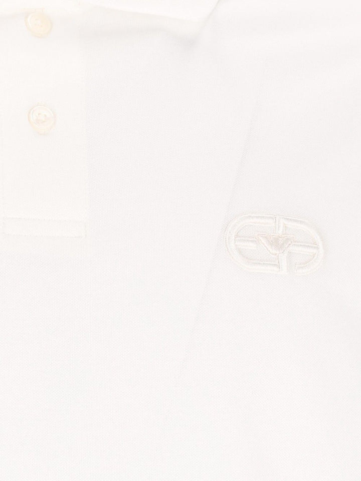 Emporio Armani Cotton Jersey Polo shirt - White | f999d8c79e7d45b090caa4db7e593ef98111265f
