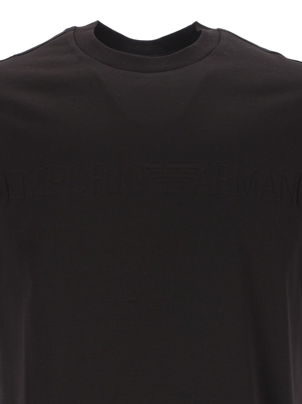 Emporio Armani Cotton T-Shirt - Black | 1ecd963ab6a72d79add0153db87035392c18f1c3