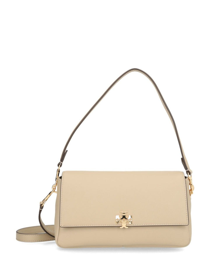 Tory Burch Charlie Shoulder Bags - Beige | c9f7777a63193b7d2f5d8c82733d49dc0f1326fb
