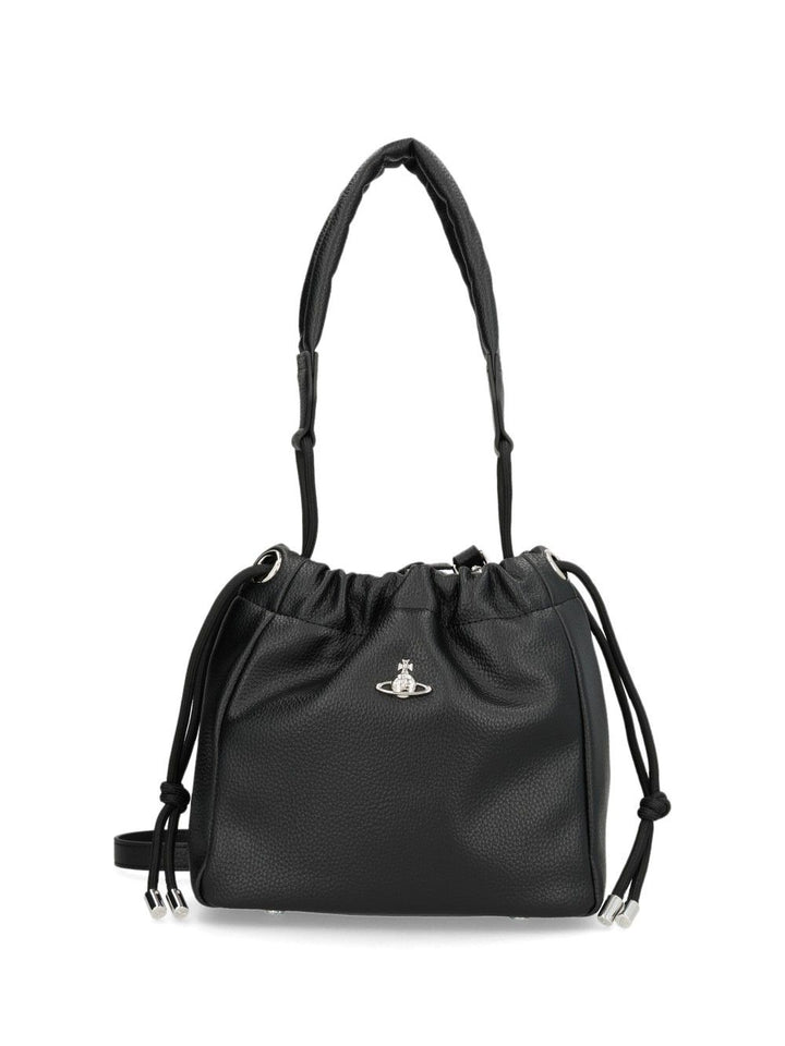 Vivienne Westwood Hilary Shoulder Bags - Black | ab99f64558805de792c3443f342d6aa41bac4924