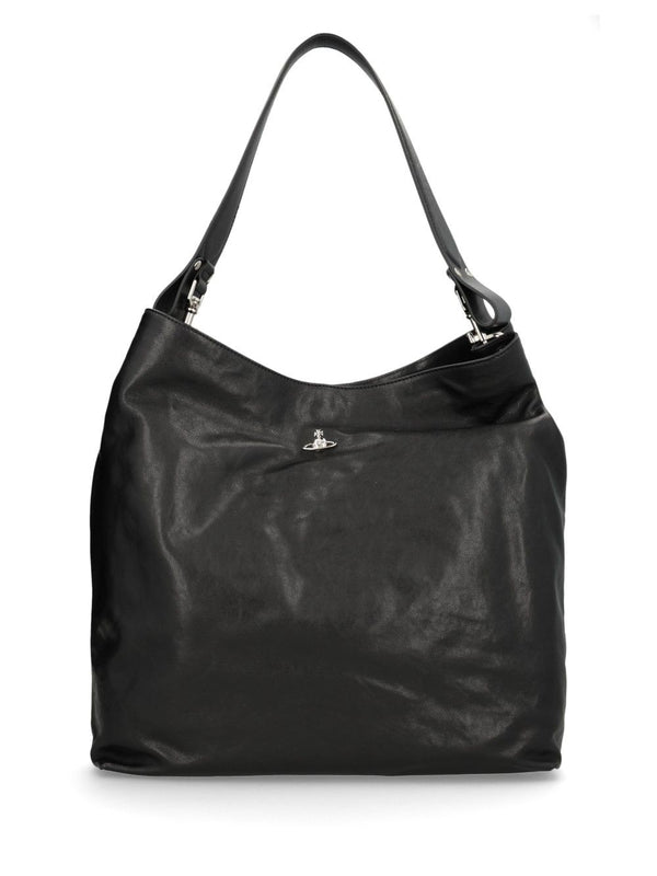Lottie Shoulder Bag Large Shoulder Bags Black