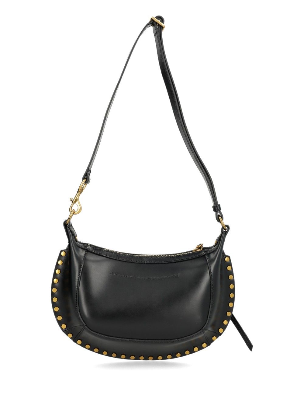 Isabel Marant Oskan Moon Bag Crossbody Bags - Black | 775dcf94687f856850675f0af579449a0413ab2d