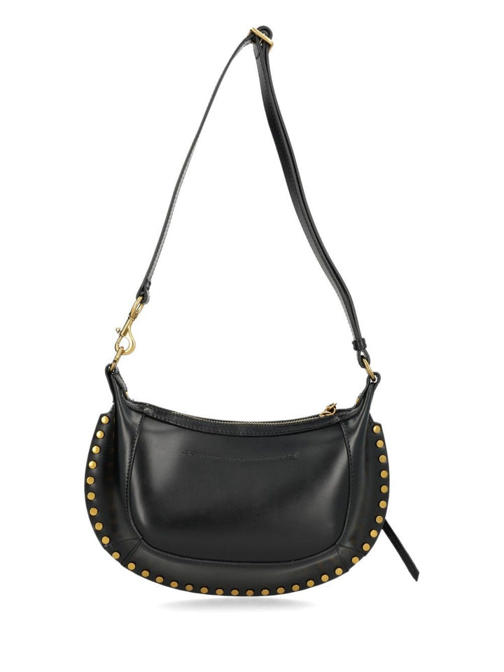 Isabel Marant Oskan Moon Bag Crossbody Bags - Black | 775dcf94687f856850675f0af579449a0413ab2d